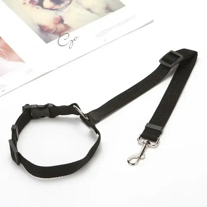 Pet Car Seat Belt & Harness Safety And Style